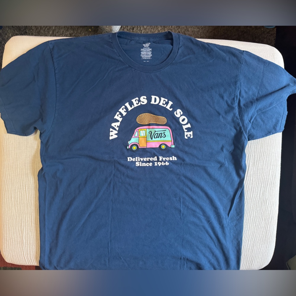 Vans Waffles Del Sole Navy Graphic Tee
